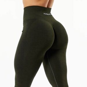 Alphalete amplify color evergreen size small